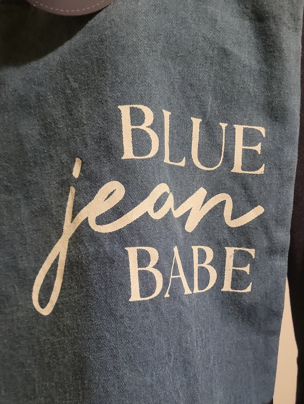 Blue Jean Babe Tote - Womens Denim Tote Bag